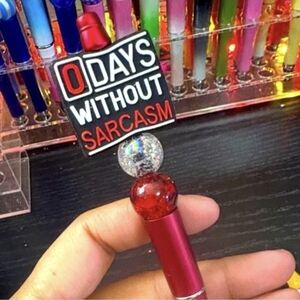 Set of Three Red Pens